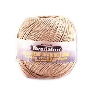   100% Hemp Beading Twine 325 ft. natural hemp twine