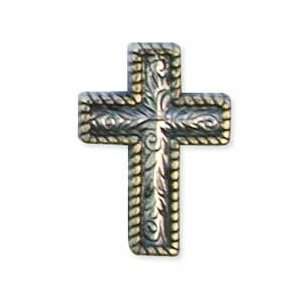  Tandy Leather Rope Edge Engraved Cross Concho 7793 10 