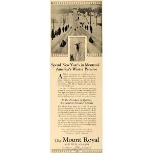  1923 Ad Mount Royal Hotel Les Cours Shop Vernon Cardy 