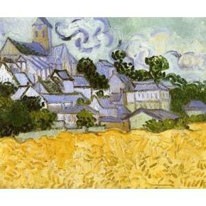   of Auvers with Church Vincent van Gogh Hand Painte