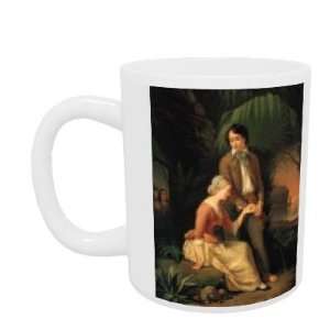  Paul and Virginie (oil on canvas) by French School   Mug 
