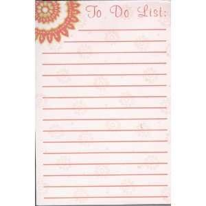  To Do List Lined Decorative Note Pad   300 Sheets 
