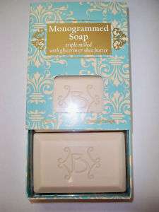 Tripple milled monogram soap  
