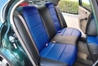 HONDA CIVIC 1997 2002 S. LEATHER CUSTOM FIT SEAT COVER  