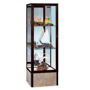  Waddell 24 Wide Unlighted Tower Display Case: Office 