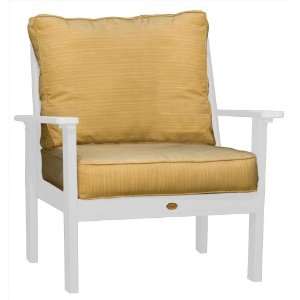 Highwood Furniture AD DSSS2 WHE Pocono Deep Seating Armchair, White 