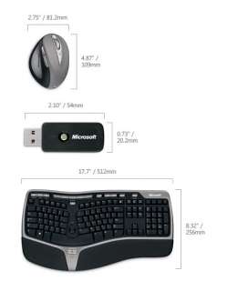 Microsoft Natural Ergonomic Desktop 7000 Keyboard Mouse  