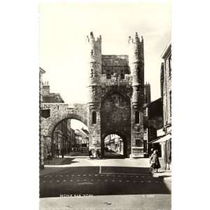  1950s Vintage Postcard Monk Bar York England UK 