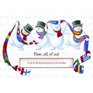  International Snowmen Holiday Cards