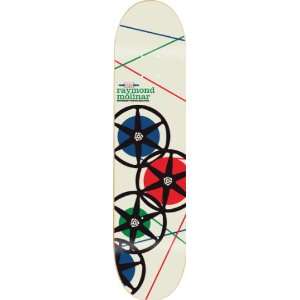  Stereo White Molinar Shapes Skateboard Deck Sports 