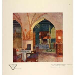   Saarinen Architecture Interior Design   Original Print