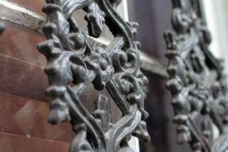 Victorian Solid Cast Iron Ornate Section Fence Gate GARDEN 