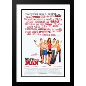  Shes the Man 32x45 Framed and Double Matted Movie Poster 