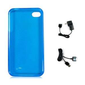  Blue TPU Flex Protective Case for New Apple iPhone 4S and 