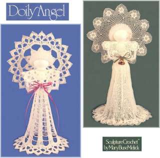 Vintage Sculptured Crochet DOILY ANGEL Pattern  