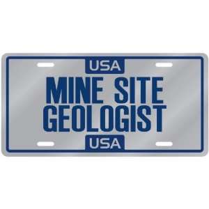  New  Usa Mine Site Geologist  License Plate Occupations 