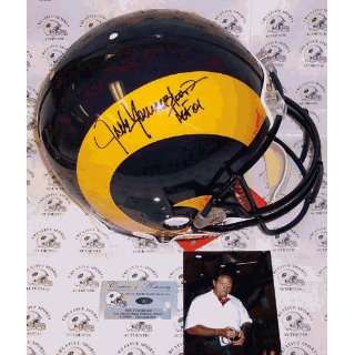  Jack Youngblood Signed Helmet   Authentic: Sports 