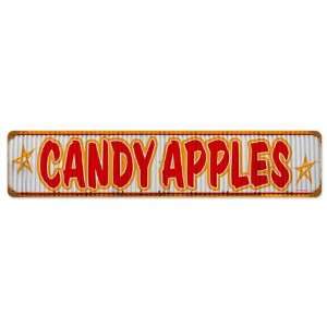  Candy Apples Vintaged Metal Sign: Home & Kitchen