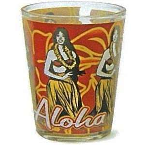  Hawaii Shot Glass Hula Dancing: Kitchen & Dining