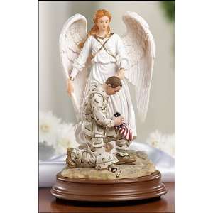    Armed Forces Guardian Angel Musical Figurine