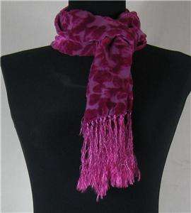 Hand Dyed Art to Wear Silk Cut Velvet Scarf Great GIFT 