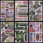 Moto Casque KTM Racing atv dirt bike motocross Stickers
