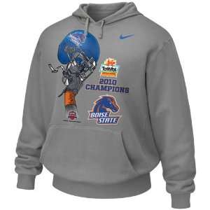Nike Boise State Broncos Ash 2010 Fiesta Bowl Champions Official 
