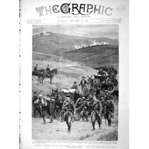   1893 WAR MOROCCO GUERILLA TROOPS SORTIE MELILLA ARMY