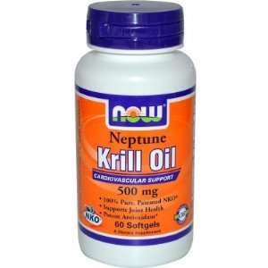  Now Foods  Neptune Krill Oil, 500mg, 60 softgels: Pet 