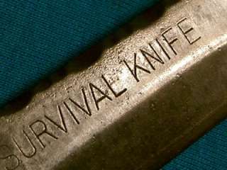 BIG VINTAGE OLSEN KNIFE CO GERMAN 4800 6 SURVIVAL BOWIE HUNTING 