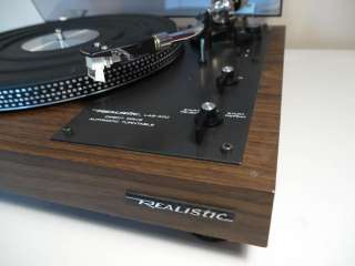 Minty Vintage Realistic LAB 400 Direct Drive Turntable Record Player 