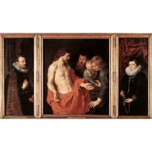   , painting name The Incredulity of St Thomas, by Rubens Pieter Paul