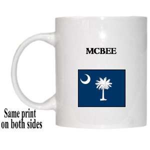    US State Flag   MCBEE, South Carolina (SC) Mug 