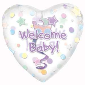  Mayflower Balloons 14761 32 Inch Welcome Baby Swirl 
