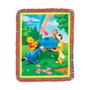   No Sew Fleece Throw Kit WINNIE THE POOH BLANKET TOSS: Office Products