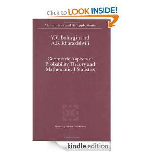 Aspects of Probability Theory and Mathematical Statistics (MATHEMATICS 