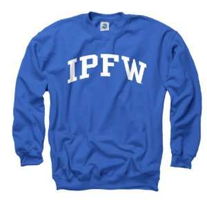  IPFW Mastodons Royal Arch Crewneck Sweatshirt Sports 
