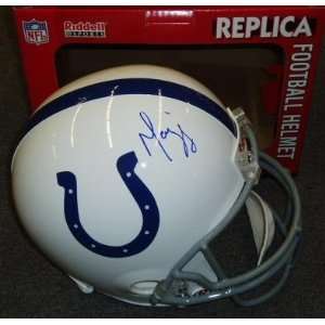  Marvin Harrison Autographed Helmet  Replica: Sports 