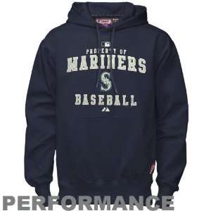  Majestic Seattle Mariners Navy Blue Property Of 