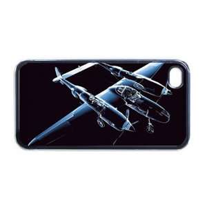  Airplane diagram Apple RUBBER iPhone 4 or 4s Case / Cover 