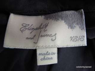 Elizabeth & James Gray Long Sleeve Oversized Sweater XS  