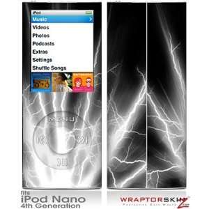 iPod Nano 4G Skin   Lightning White Skin and Screen Protector Kit by 