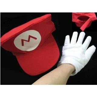  Mario Bro Hat and Gloves Costume Set   Luigi Toys 