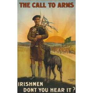   The call to arms. Irishmen dont you hear it? 38 X 24 