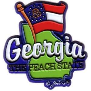  Georgia Magnet 2D Map/Flag Case Pack 72: Everything Else