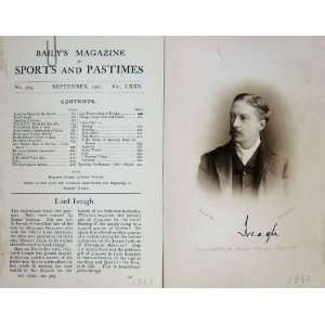   1903 Antique Portrait Lord Iveagh Edward Cecil Sports: Home & Kitchen