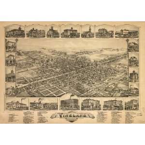  Historic Panoramic Map The city of Vineland, New Jersey 