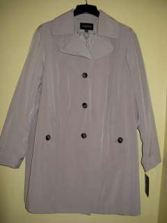 BN london fog womens ladies fall spring rain trench coat jacket plus 