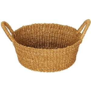    The Container Store Round Makati Basket w/ Handles