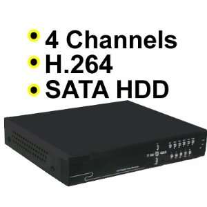  4 Channel DVR H.264 DVR Digital Video Recorder for CCTV 